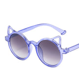 Summer Sunglasses for Kids - Cute Animal Cartoon Design with Flower Wings, Lovely Vintage Style, Classic Protection