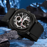 Men's Military Digital Sports Watch, Waterproof Chronograph with Large Dial, Quartz Wristwatch