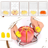 5-in-1 Apple and Potato Slicer – Multifunctional Vegetable Chopper, Food Cutter, Grater, and French Fry Slicer Kitchen Tool