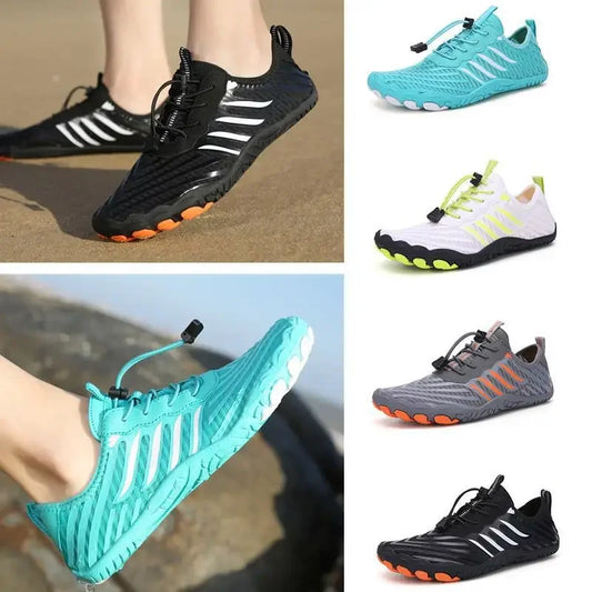 Unisex Summer Wading Shoes – Outdoor Non-Slip Fitness Sneakers, Breathable and Quick-Drying Trekking Barefoot Beach Shoes