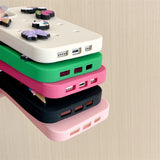 Amusing DIY Rainbow Unicorn Candy-Colored Silicone Case for iPhone 11, 12, 13, 14 Pro Max