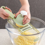 Multifunctional Mandoline Food Slicer – Vegetable Grater, Onion & Potato Cutter for French Fries, Chips, and Julienne Slicing