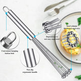 Stainless Steel Wire Egg Whisk – Manual Kitchen Beater for Cooking & Blending | Durable Ball Whisk Mixer