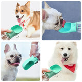 Leakproof Portable Water Bottle for Dogs and Cats: Suitable for Small to Large Breeds, Ideal for Outdoor Use, Walking Drink Bowl, Perfect for Chihuahuas to French Bulldogs, Pet Supplies