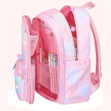 Cute Rainbow School Backpack for Girls: Perfect Kawaii Book Bag for Elementary School, Girl's Mochila