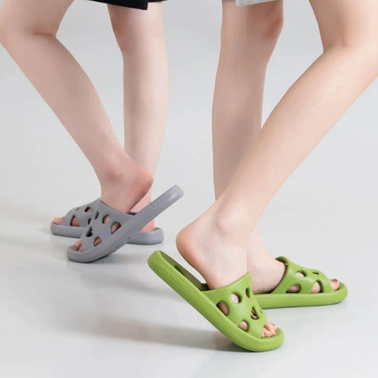 Summer Eva Shower Slippers: Soft, Anti-Slip Sandals for Couples, Indoor and Outdoor Wear