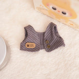 Labubu V1/V2 Old Money Style Vest – Macaron Color Fashion Outfit for 17cm Plush Dolls, Elegant Doll Clothes & Accessories Gift