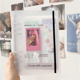 Collect Book Idol Photos Organizer, Doubles as a Journal, Diary, Agenda Planner, and Bullet Cover for School Stationery