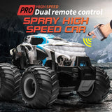 2.4GHz Dual RC Car with Lights, Music, Stunts - Great Kids' Gift