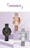 MEGIR Luxury Women's Quartz Watch: Stylish, Stainless Steel, Waterproof Timepiece for Ladies