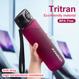 500/1000ML Sports Water Bottle: Portable Shaker Design for Outdoor Travel, Leakproof and Made of BPA-Free Tritan Plastic Drinkware