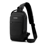 Compact Anti-Theft Men Chest Bag: Small Crossbody Bag with Mobile Phone Slot, Ideal for Men's Shoulder Sport Bag