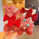 Big Bow Flower Elastic Hairbands: Sweet Hair Ties for Children, Fashionable Headbands for Girls, Kid's Hair Accessories