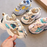 Breathable Mesh Toddler Shoes for Boys and Girls, Available in Sizes 21-36, Featuring Non-slip Soles