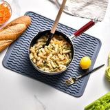 Food-Grade Kitchen Rubber Drain Mat: Multi-Purpose Sink Protection Pad, Anti-Fall Debris Filter with Non-Slip Insulation