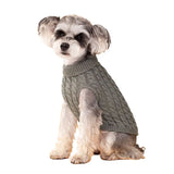 Winter Dog Sweater: Warm Turtleneck Clothes for Small Dogs like Schnauzers, Chihuahuas, and Pugs, Perfect Pet Costume