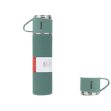 Stainless Steel Vacuum Thermos Cup Set: Ideal for Sport, Travel, Coffee, and Business