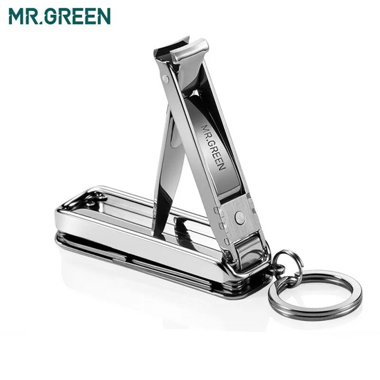 MR.GREEN Stainless Steel Multifunctional Nail Clippers: Six Functions including Nail Files, Bottle Opener, Small Scissor, and Nail Cutter