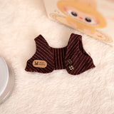 Labubu V1/V2 Old Money Style Vest – Macaron Color Fashion Outfit for 17cm Plush Dolls, Elegant Doll Clothes & Accessories Gift