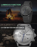 MEGIR Men's Luxury Quartz Watch: Waterproof Business Chronograph