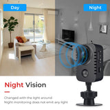 Mini HD Video Surveillance Camera - 1080P Body Camera, Motion-Activated Small Nanny Cam, Surveillance Recorder