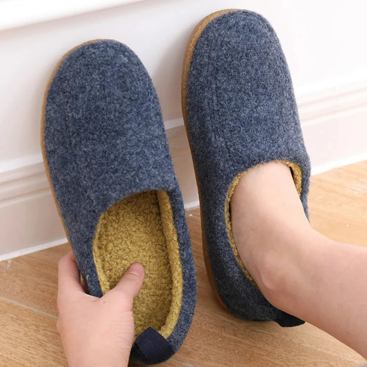 Crestar Cozy Cotton Slippers for Women & Girls – Warm Fuzzy Winter Slippers with Soft, Non-Slip Soles and Heel Wrap for Indoor Comfort