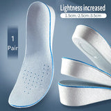 Invisible Height-Boosting Insoles: Breathable and Comfortable for Men's and Women's Shoes, Offering Orthopedic Heel Lift and Foot Care