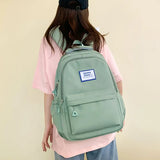 Primary School Backpack for Girls: Backpack for Elementary Students Aged 6-10 Years, Kids' Book Bag in Green, Purple, and Pink, Children's School Bag