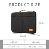 14-15.6 Inch Laptop Sleeve: A Stylish and Shockproof Notebook Pouch - Ideal for Travel and Business