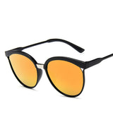 Elegant Cat Eye Sunglasses for Women - Newest Luxury Brand Designer from Italy, Vintage Shades for Ladies, Stylish Eyewear