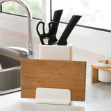 Multi-Functional Kitchen Organizer: Holds Knives and Cutting Boards