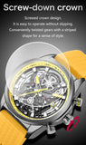 MEGIR Men's Fashion Quartz Watch: Waterproof, Luminous Sports Military Timepiece with Auto Date