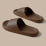 Unisex Solid Color Shower Slippers - Comfortable, Non-Slip, Soft Sole