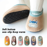 Infant Anti-slip Socks with Rubber Soles: Warm, Cute Crib Shoes for Boys and Girls