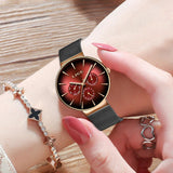 LIGE New Fashion Women's Quartz Watch: Top Brand Luxury, Waterproof Ultra-thin Mesh Steel Wristwatch