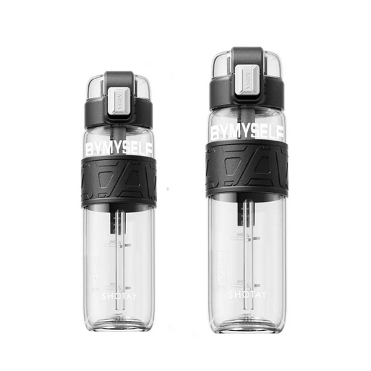 1000ml/600ml High-Quality Tritan Water Bottle with Straw – Durable & Portable for Gym, Outdoor Sports, and Cycling