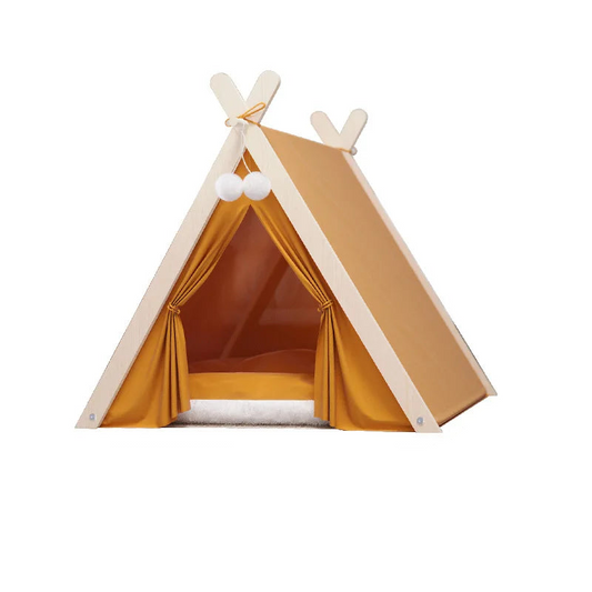 Four Seasons Pet Tent: Enclosed Dog House and Cat Delivery Room, Pine Winter Warm Shelter, Essential Cat Accessories