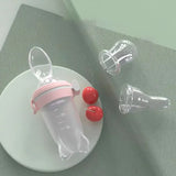 Silicone Baby Spoon Feeder for Spoon-Feeding Medicine and Baby Cutlery