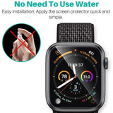 Screen Protector Film for Apple Watch Series 8/7/6/SE/5/4/3: Full Protective Coverage, Available in a Set of 5 Pieces for Various Sizes