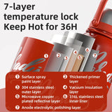 Outdoor Portable Thermal Bottles – Large Capacity Stainless Steel Insulated Thermos with Carry Strap | Leak-Proof Design