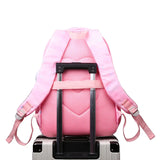 Charming Light-Colored School Backpack - Spacious Book Bag for Children - Girls' Travel Shoulder Bag - Elementary Student Backpack with Ample Capacity