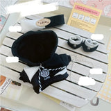 Hooded Jumpsuit Poncho Outfit for 17cm Labubu – Cute Mini Plush Doll Clothes & Accessories for Fans and Dress-Up Gifts