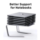 Aluminum Alloy Laptop Stand with Removable Holder, Designed for MacBook Pro and Notebook Heat Dissipation