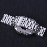 Stainless Steel Apple Watch Band: Compatible with Series 9-5, Sizes 40mm-49mm