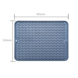 Food-Grade Kitchen Rubber Drain Mat: Multi-Purpose Sink Protection Pad, Anti-Fall Debris Filter with Non-Slip Insulation