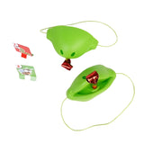 Humorous Parent-Child Desktop Toy With Lizard Mask And Sticky Frog Tongue