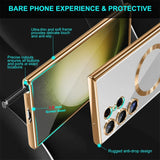 Samsung Galaxy S24/S23/S22/S21/S20 & Note 20 Ultra Soft Magnetic Magsafe Shockproof TPU Case