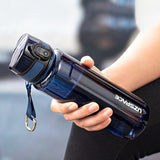 UZSPACE Sports Water BPA-Free Bottle: Portable and Leakproof Shaker Plastic Bottle, Eco-friendly Design, Ideal for Outdoor Travel