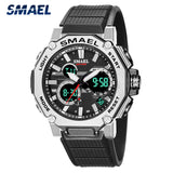 Luxury Military Sports Men's Watch - Top Brand, Dual Display, Waterproof Digital and LED Quartz Fashion Wristwatch