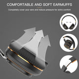 Elevated Sound Quality Wireless Headset With Microphone Gaming Headset For PC Music Bliss Portable Wireless Sound